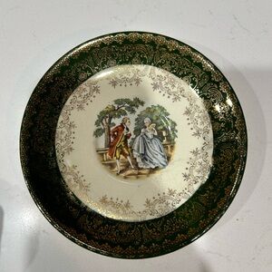 Green Taylor Smith & Taylor Bread & Butte Plate